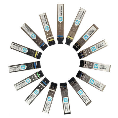 Glasfasertransceiver 1.25G Duplex 1310nm LC-Konnektor DDM 1000BASE MMF/SMF Steckerfähiger SFP-Transceiver für eine Entfernung von 2 km