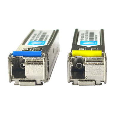 155M BIDI LC Connector DDM WDM Simplex Optical Module Transceiver SFP Modul für eine Übertragungsstrecke von 40 km über SMF-Faser