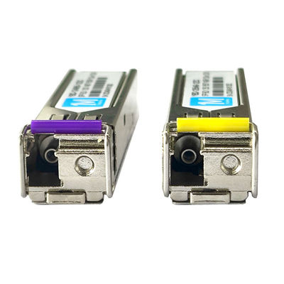 2.5G BIDI LC 80km 1490nm/1550nm DDM WDM Simplex Glasfasertransceiver SFP-Modul für eine schnelle und stabile Netzwerkverbindung