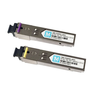 3.3V 155M BIDI 60km 1490nm/1550nmn SC-Anschluss DDM WDM Simplex-Optikmodul Transceiver SFP-Modul mit Netzwerk-SDK