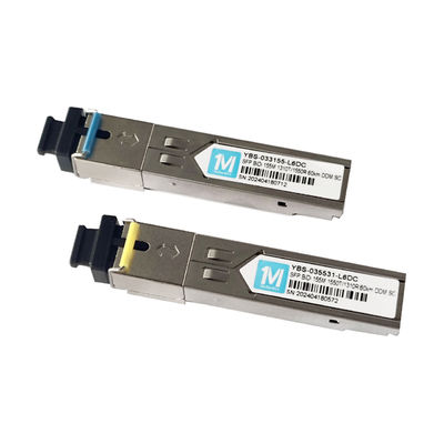 155M BIDI 60km 1310nm/1550nm SC Connector DDM WDM Simplex Optical Module Transceiver SFP Modul für Telekommunikationsanwendungen