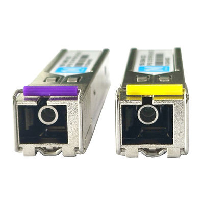 155M BIDI 120km 1490nm/1550nm SC Connector DDM WDM Simplex Glasfasertransceiver SFP Modul mit DDM und WDM Funktionen