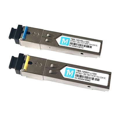 1.25G BIDI SC 10km 1310nm/1550nm DDM WDM Simplex Optical Module Transceiver SFP Modul für verbesserte Netzwerkleistung