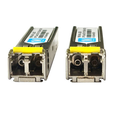 Netzwerkkommunikation 155M Duplex 60km 1550nm LC-Konnektor DDM 100BASE SMF Glasfasermodul Steckerfähiger SFP-Transceiver