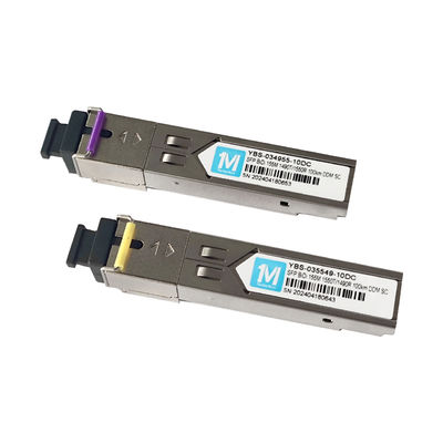 Netzwerk 155M BIDI 100km WDM SC-Konnektor DDM Simplex-Optikmodul Transceiver SFP-Modul mit Wellenlänge 1490nm/1550nm