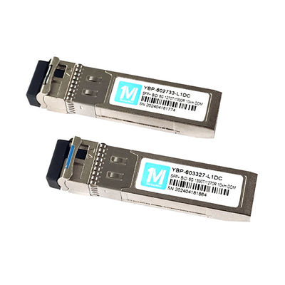Single Mode Faser 6G SFP BIDI 10km 1270nm/1330nm WDM LC Connector DDM optischer Empfänger mit schneller Datenübertragung
