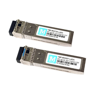 BiDi LC-Schnittstelle 6G SFP BIDI 40km 1270nm/1330nm WDM DDM-Optischer Transceiver für Fernübertrager mit Glasfaser
