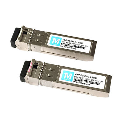 6G SFP BIDI 80km 1490nm/1550nm WDM LC Connector DDM Optical Transceiver mit schneller Glasfasernetzwerk