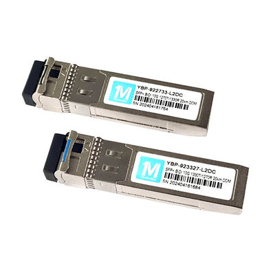 10G SFP BIDI 20km 1270nm/1330nm WDM LC Connector DDM Optical Transceiver für die Geschwindigkeit Glasfaser