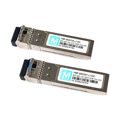 10G SFP BIDI LC-Schnittstelle DDMI Optiktransceiver 10km 1270nm/1330nm WDM LC-Konnektor 10G LR Single Mode Fasermodul