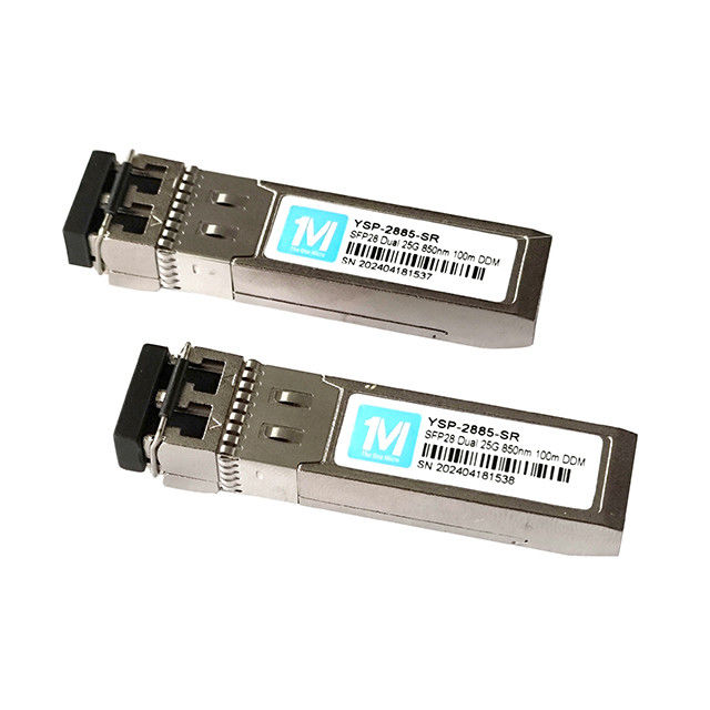 FTTX 25G SFP28 Duplex 100m 850nm LC DDM MMF Multimode VCSEL 25GB SFP28 Modul Optiktransceiver SFP28 25G SR mit 3
