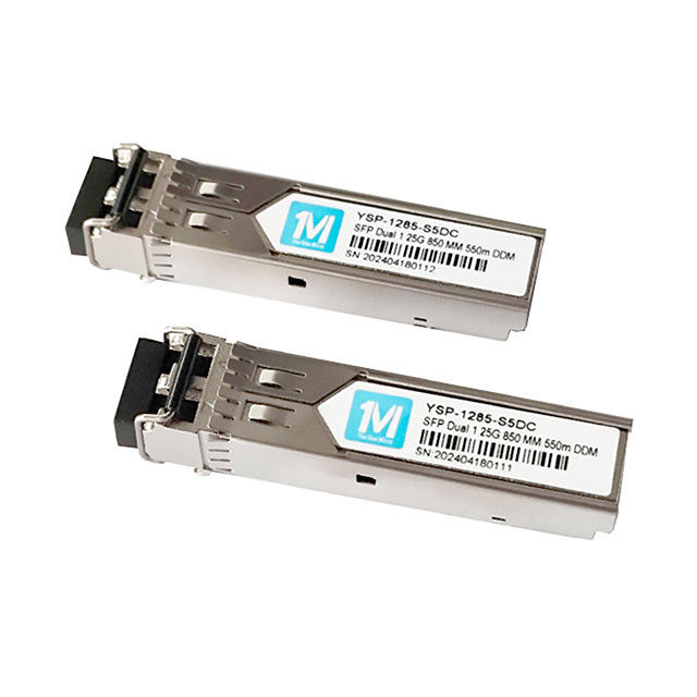 3 1.25G Duplex 550m 850nm LC-Anschluss DDM 1000BASE MMF Glasfasermodul Steckerfähiger SFP-Transceiver