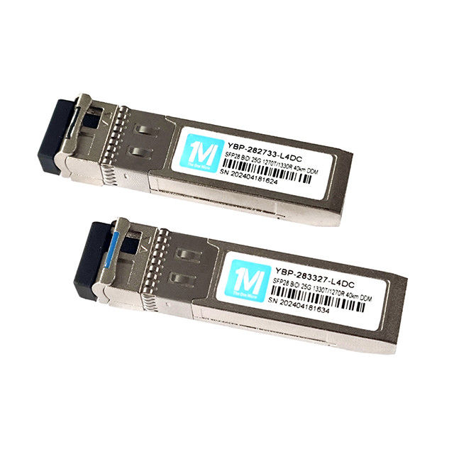 25G SFP28 BIDI WDM Glasfasermodul 40km 1270nm/1330nm LC-Konnektor SFP-Transceiver für Fernübertragung