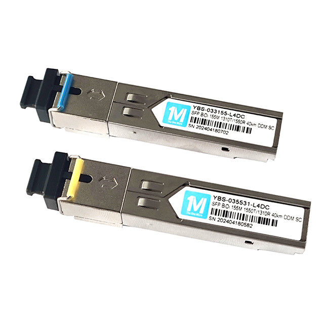 SDK-Netzwerk 155M BIDI 40km 1310nm/1550nm SC-Anschluss DDM WDM Simplex-Optikmodul Transceiver SFP-Modul