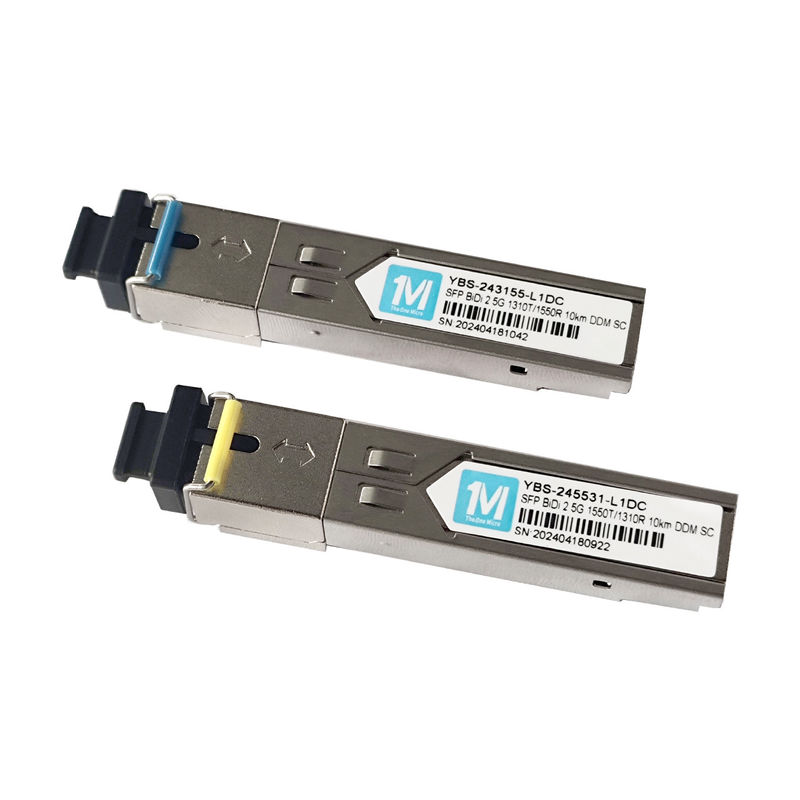 2.5G BIDI 10km 1310nm/1550nm SC-Anschluss DDM WDM Simplex-Optikmodul