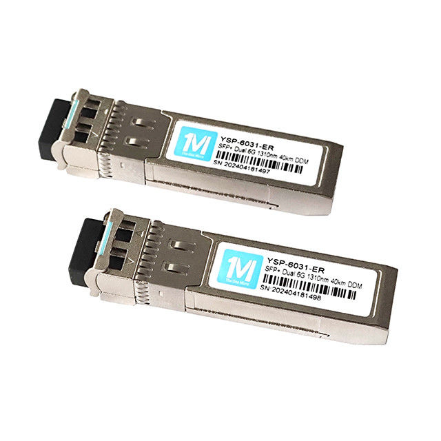6G SFP Duplex 40km 1310nm LC DDM SMF 6GB Optikmodul Einmodus SFP Modul für stabile Netzwerkverbindungen