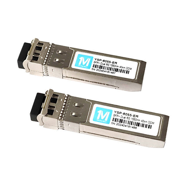 DDMI-fähiges 6G-SFP-Optikmodul für die Fernübertragung von Daten bis zu 40 km