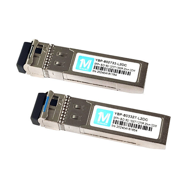 20 km Entfernung 6G SFP BIDI 1270nm/1330nm WDM LC Connector DDM Optical Transceiver für FTTX Fiber Network Module Network